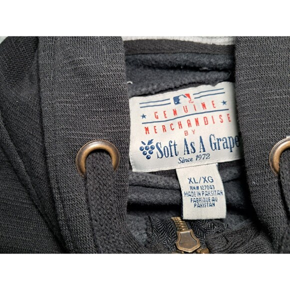 MLB Soft As A Grape PITTSBURGH PIRATES Full Zip Hoodie Sweatshirt XL EUC - Picture 3 of 9